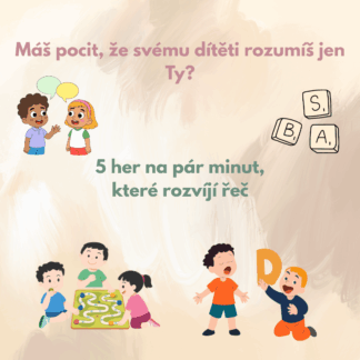 5 her na pár minut, které rozvíjí řeč - digitální produkt